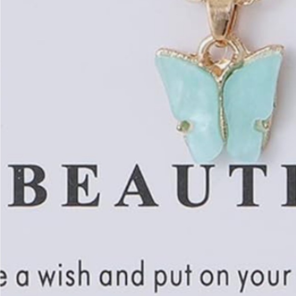 Butterfly Necklace with Note - Picture 8 of 9